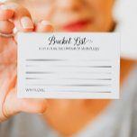Carte Conseil Liste de seaux modernes Durée de vie des aventures<br><div class="desc">Ces charmantes cartes de liste de seau seront une alternative parfaite à un livre d'hôtes mariage traditionnel. Vous aurez tous vos invités à discuter des meilleures idées à visiter ou à faire dans votre vie ensemble en couple marié!</div>