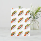 Carte Conseil Mangez plus de plantes frais motivation salade let (Debout devant)