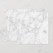 Carte Conseil Marbre Blanc (Devant / Derrière)