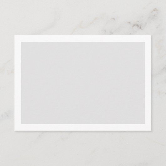 Carte Conseil Mariage couleur personnalisée vide (Devant)