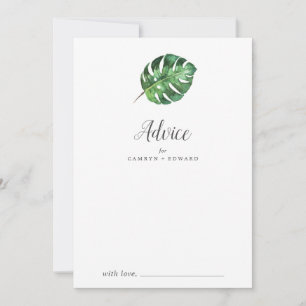 Carte Conseil Mariage de palmier sauvage