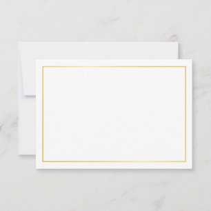 Carte Conseil Mariage d'or élégant