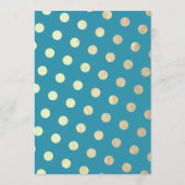 Carte conseil Mariage Watercolor Blue Gold Mountai (Dos)