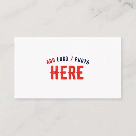 CARTE CONSEIL MARQUE BLANCHE MODERNE ET PERSONNALISABLE VÉRIFIÉE (Dos)