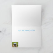 Carte Conseil Médicale Vache Bien (Intérieur)