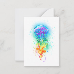 Carte Conseil Méduse arc-en-ciel