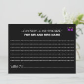 CARTE CONSEIL MODERNE ET MODERNE PERSONNALISABLE NOIR VÉRIFIÉ (Debout devant)