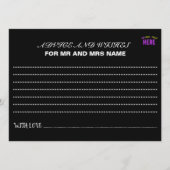 CARTE CONSEIL MODERNE ET MODERNE PERSONNALISABLE NOIR VÉRIFIÉ (Devant)