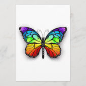 Carte Conseil Monarque papillon arc-en-ciel (Devant)