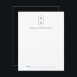 Carte Conseil Monogramme minimaliste Mariage noir et blanc<br><div class="desc">Carte de conseil minimaliste pour Mariage noir et blanc Monogramme. Personnalisez le texte personnalisé ci-dessus. Vous pouvez trouver d'autres éléments de coordination dans notre collection "Minimalist Monogram Black & White Mariage". ***VEUILLEZ NOTER : TOUT LE MOT ET LE TEXTE ET LA COULEUR ARRIÈRE - PLAN SONT MODIFIABLES. Vous pouvez modifier...</div>