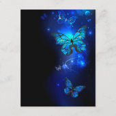 Carte Conseil Morpho Butterfly in the Dark Background (Devant)