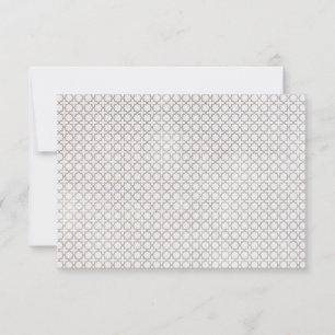 Carte Conseil Motif géométrique beige islamique