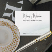 Carte Conseil Mots de la sagesse Fête des mariées douce Laver ve