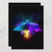 Carte Conseil Neon Firefly sur noir (Devant / Derrière)
