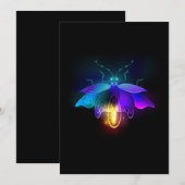 Carte Conseil Neon Firefly sur noir (Devant / Derrière)