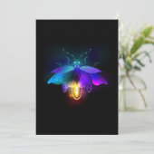 Carte Conseil Neon Firefly sur noir (Debout devant)