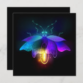 Carte Conseil Neon Firefly sur noir (Devant / Derrière)