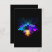 Carte Conseil Neon Firefly sur noir (Devant / Derrière)