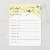 Carte Conseil Nesting Bird Family Wings for Baby Game Card (Devant)