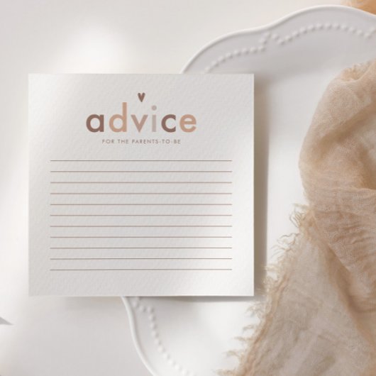 Carte Conseil Neutral Moderne Neutral