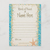 Carte conseil | Ocean Confetti (Devant)