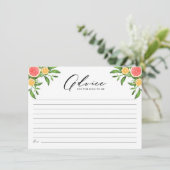 Carte Conseil Oranges et pamplemousses Conseils pour la nouvelle (Debout devant)