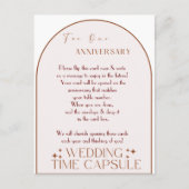 Carte Conseil Our Wedding Time Capsule (Devant)
