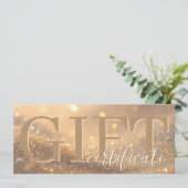 Carte Conseil Pack DISCOUNT - Elegant Luxury Gift Certificate (Debout devant)