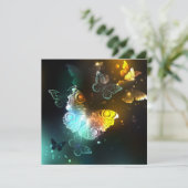 Carte Conseil Papillon lumineux et papillons de nuit (Debout devant)