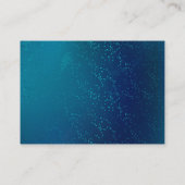 Carte Conseil Papillons d'or sur un Arrière - plan bleu (Dos)