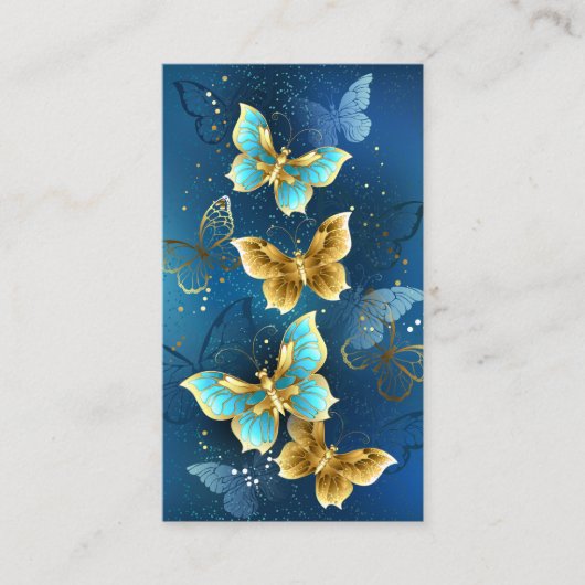 Carte Conseil Papillons dorés (Devant)