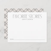 Carte Conseil Partagez vos histoires préférées (Devant / Derrière)