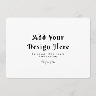 Carte Conseil Personnalisé 5" x 7" Rond