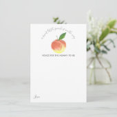 Carte Conseil Petit Baby shower doux (Debout devant)