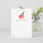 Carte Conseil Petit Baby shower doux (Debout devant)