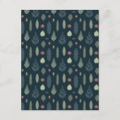 Carte Conseil Petit Ours Baby shower rustique (Dos)