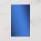 Carte Conseil Plage océanique tropicale bleu orange (Dos)