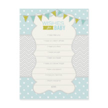 Pois et Chevron - Wives for Baby Card