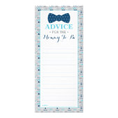 Carte conseil pour maman-to-be, Cravate Bow (Devant)