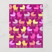 Carte Conseil Poussette Chic "Wives For Baby" (Fille) (Dos)