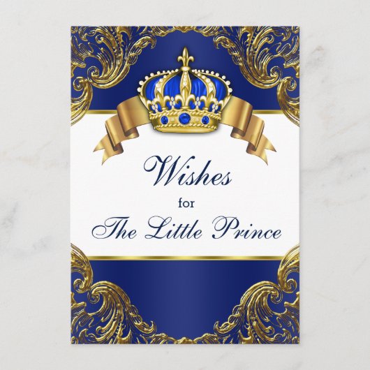 Carte Conseil Prince souhaite un bébé (Devant)