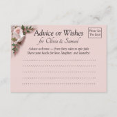 Carte Conseil Request for Marriaged Life Hints & Advice  (Devant)