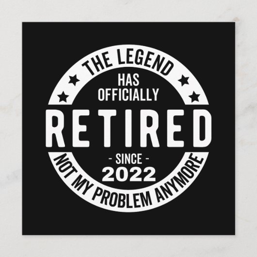 Carte Conseil Retired 2022 (Devant)