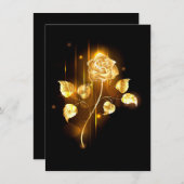 Carte Conseil Rose d'or ( rose d'or ) (Devant / Derrière)