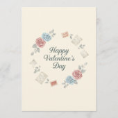 Carte Conseil Rose romantique (Devant)