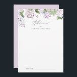 Carte Conseil Rustic Lilac Mariage<br><div class="desc">Cette carte de conseil mariage lilas rustique est parfaite pour un mariage de printemps ou d'été et peut être utilisée pour n'importe quel événement. Le design floral romantique et élégant présente des fleurs sauvages lilas violets d'aquarelle aux allures de jardin boho. Ces cartes de conseil peuvent être utilisées comme alternative...</div>