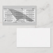 Carte conseil simple (Devant / Derrière)