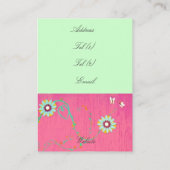 Carte Conseil Souhaits floraux (Dos)