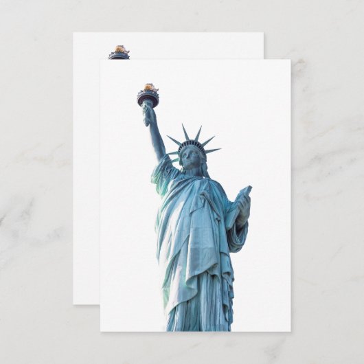 Carte Conseil Statue de la liberté (Devant / Derrière)