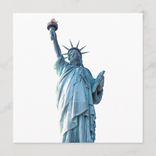 Carte Conseil Statue de la liberté (Dos)